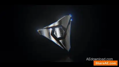 Silver Logo Reveal Logo Stings template preview