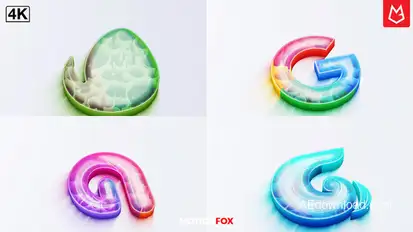 Simple 3D Logo Reveal Logo Stings template preview