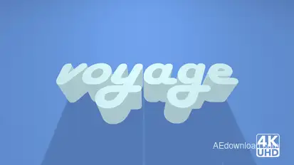 Simple 3D Logo V2 Logo Stings template preview