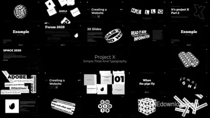 Simple - Titles And Typography Titles template preview