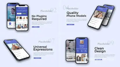 Simple App Presentation Product Promo template preview