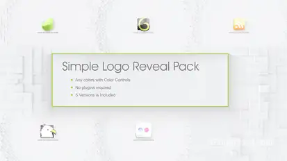 Simple Clean  Logo Pack Logo Stings template preview