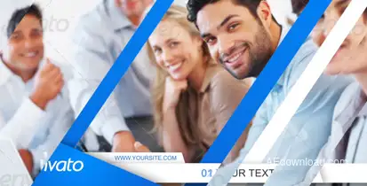 Simple Corporate Presentation Video Displays template preview