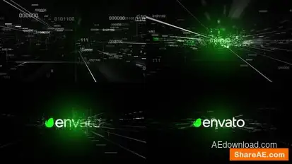 Simple Digital Logo 2023 Logo Stings template preview