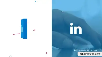 Simple Flat Logo Opener Logo Stings template preview