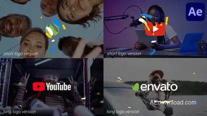 Simple Liquid Logo for After Effects Logo Stings template preview