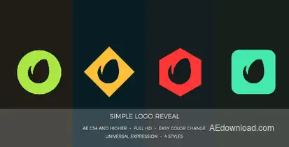 Simple Logo Reveal Logo Stings template preview