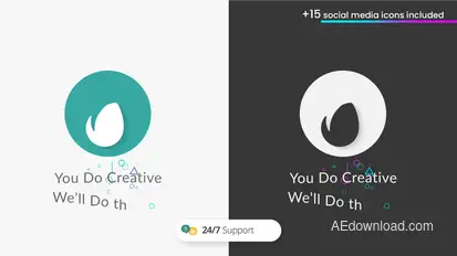 Simple Logo Reveal Logo Stings template preview