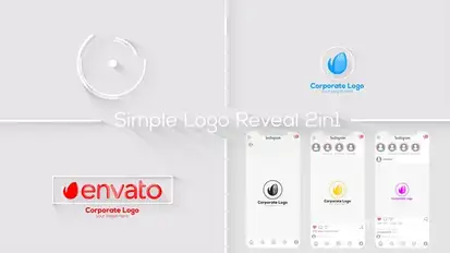 Simple Logo Reveal Logo Stings template preview