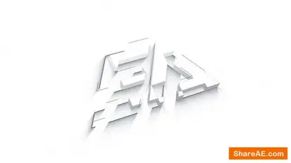 Simple Logo Reveal 3D Logo Stings template preview