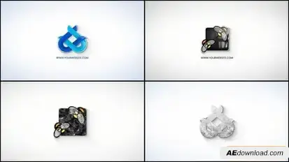 Simple logo Reveal Logo Stings template preview