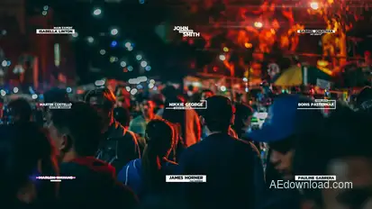 Simple Lower Thirds Elements template preview