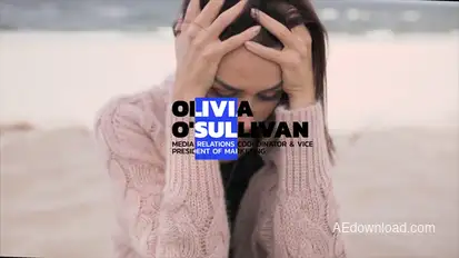 Simple Lower Thirds Elements template preview