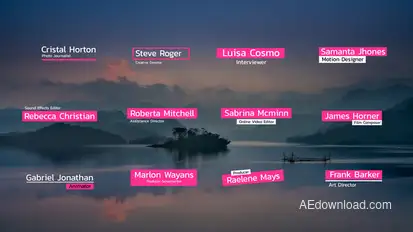 Simple Lower Thirds | After Effects Titles template preview