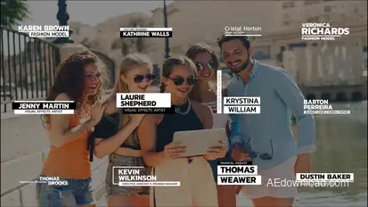 Simple Lower Thirds | After Effects Elements template preview