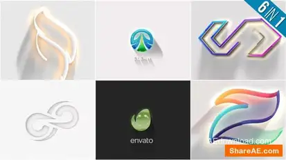 Simple Minimal Logo Reveal Logo Stings template preview