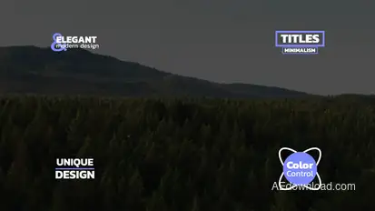 Simple Minimal Titles | AE Titles template preview