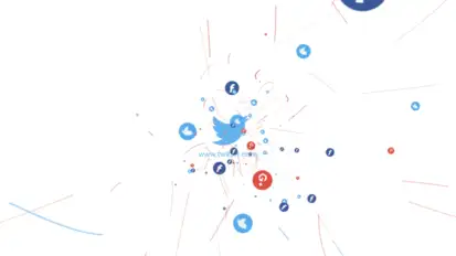 Simple Particle Logo Logo Stings template preview