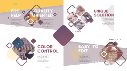 Simple Presentation Video Displays template preview