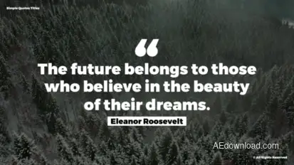 Simple Quotes Titles Titles template preview