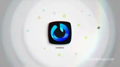 Simple Shape Unveil Logo Stings template preview