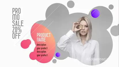 Simple Slide Video Displays template preview