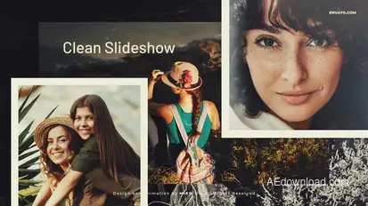 Simple Slideshow Video Displays template preview