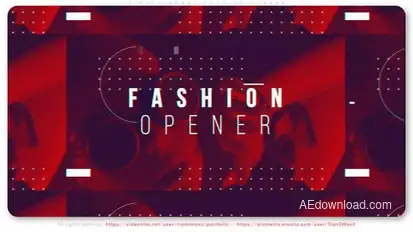 Simple Smart Fashion Opener broadcast-packages template preview