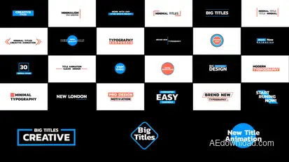 Simple Titles Titles template preview