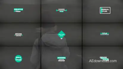 Simple Titles | AE Titles template preview