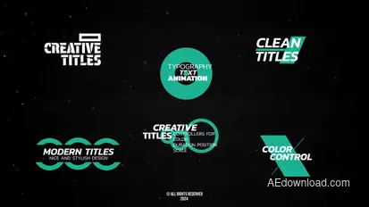 Simple Titles | AE Titles template preview