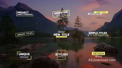 Simple Titles | After Effects Titles template preview
