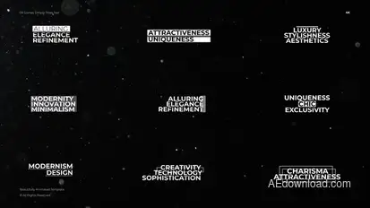 Simple Titles Text | After Effects Titles template preview