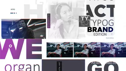 Simple Typography Intro Product Promo template preview