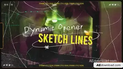 Sketch Grunge Opener Openers template preview