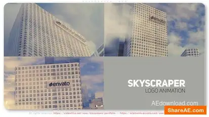 Skyscraper Logo Logo Stings template preview
