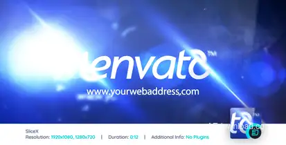 SliceX Logo Stings template preview