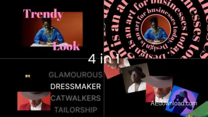 Slider Animation Video Displays template preview