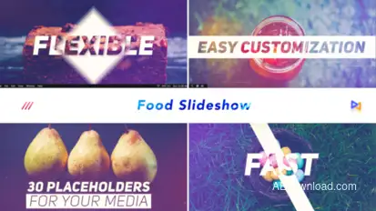 Promo for Restaurant & Cafes Video Displays template preview