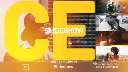 Slideshow - Rhythmic Slideshow Video Displays template preview