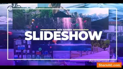 Slideshow Video Displays template preview