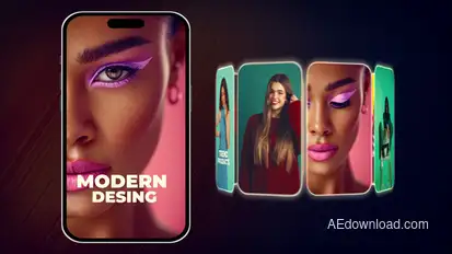 Vertical Simple Opener Video Displays template preview