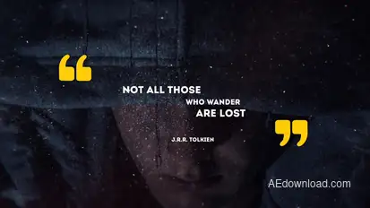 Slideshow - Rain Drops Titles template preview