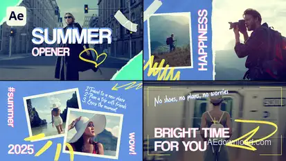 Slideshow - Travel Slideshow Openers template preview