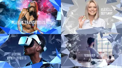 Plexus Slides Video Displays template preview