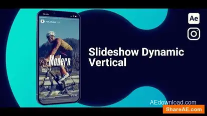 Slideshow Dynamic Vertical Openers template preview