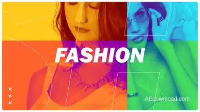 Slideshow Fashion Video Displays template preview