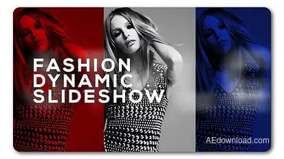 Slideshow Fashion Dynamic Video Displays template preview