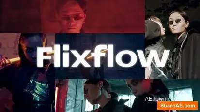 Slideshow Intro Openers template preview