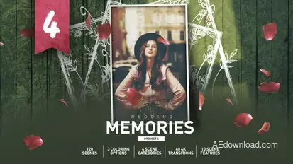 Slideshow Memories Video Displays template preview